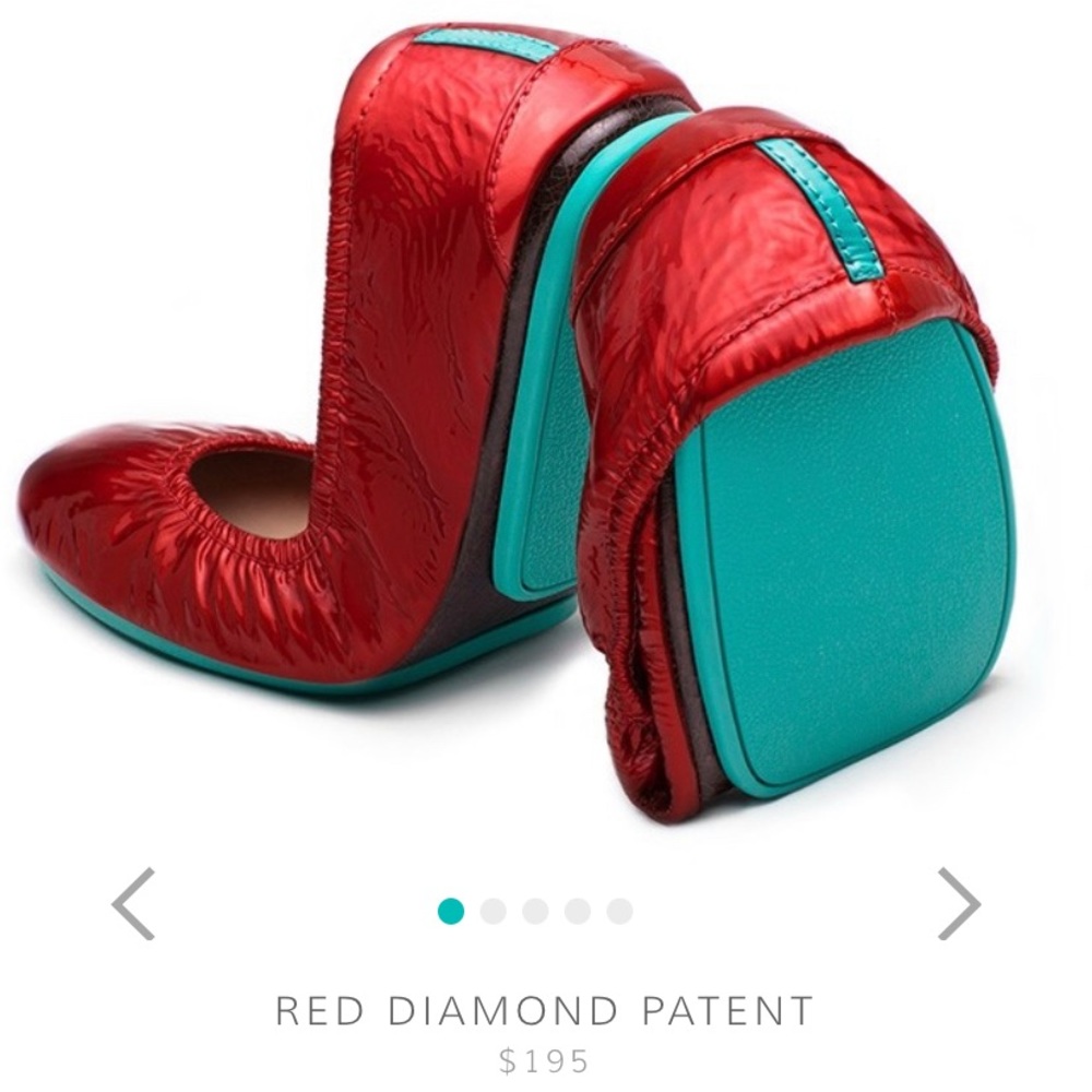 Rare Red Diamond Tieks Size 10